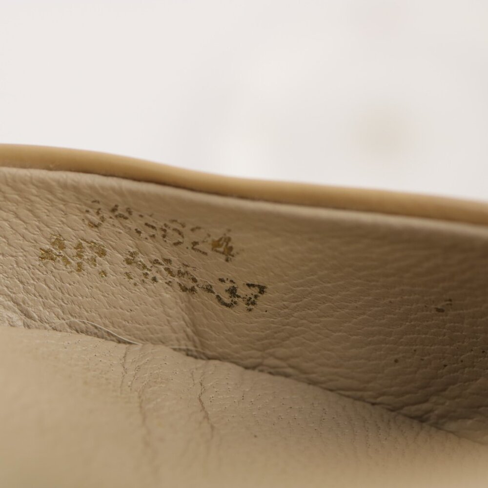 Boden Womens Flat Size 6 Nude Tan Patent Black Pointed Ankle Strap Shoe Pointed - Picture 11 of 12